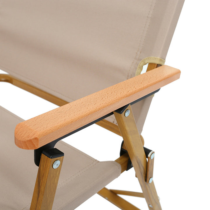 Folding chair with ergonomic backrest and stable frame Skanto