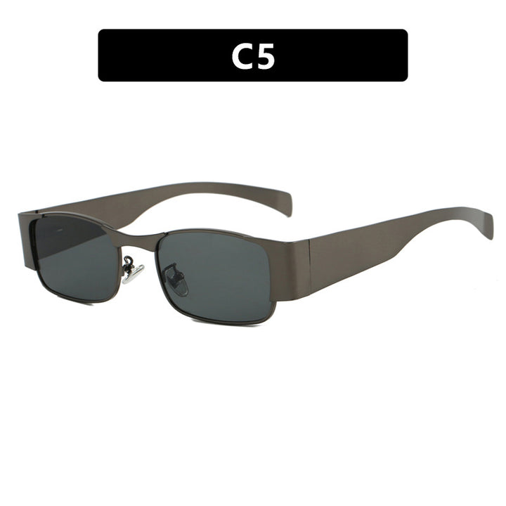 Women's fashionable rectangular sunglasses with elegant lenses Skanto