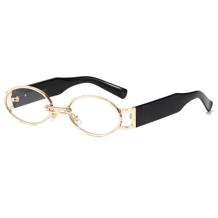 Dame moteriktig solbrille i oval design Skanto