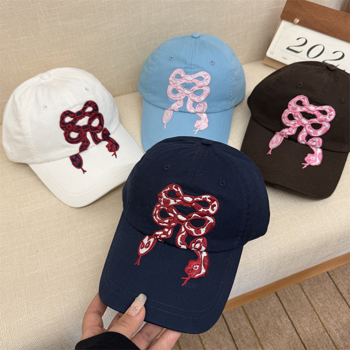 Damebroidered grafisk baseball caps Skanto