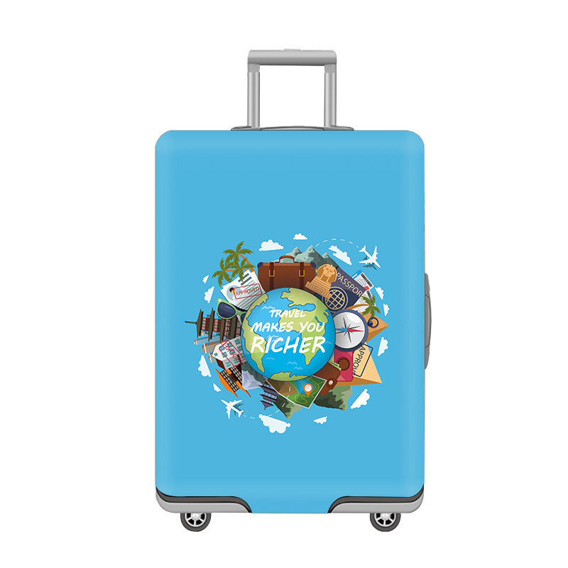 Cartoon Cat Design Hard Shell Luggage Skanto