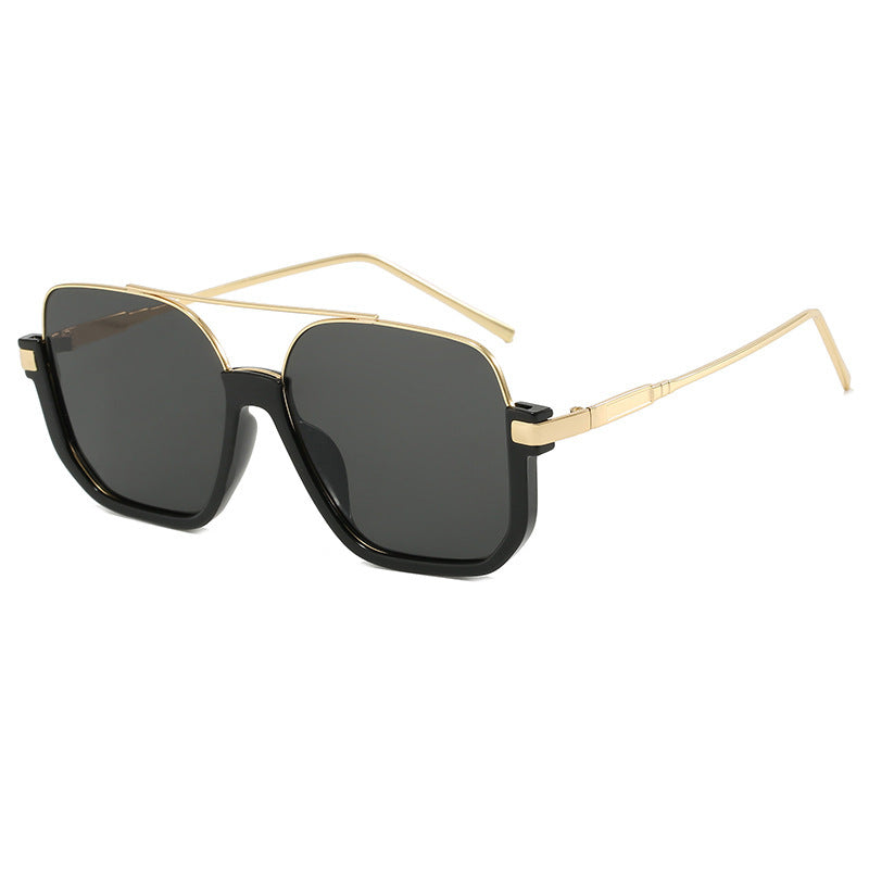 Dame Motek solbrille med buet metallramme og UV-beskyttelse Skanto