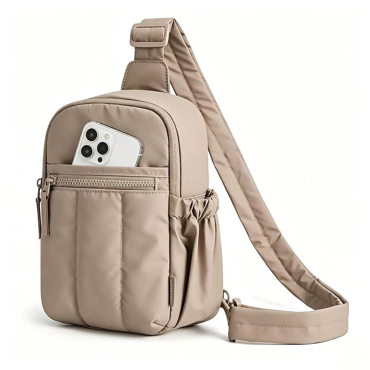 Kompakt Crossbody Veske med Flere Rom Skanto