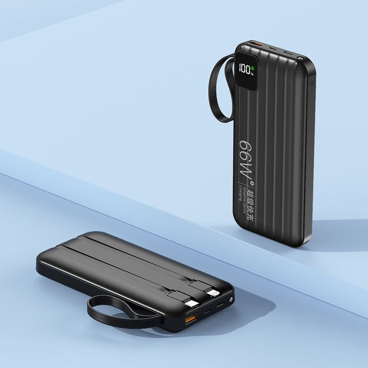 Høyytelses Powerbank med digital ladeindikator Skanto