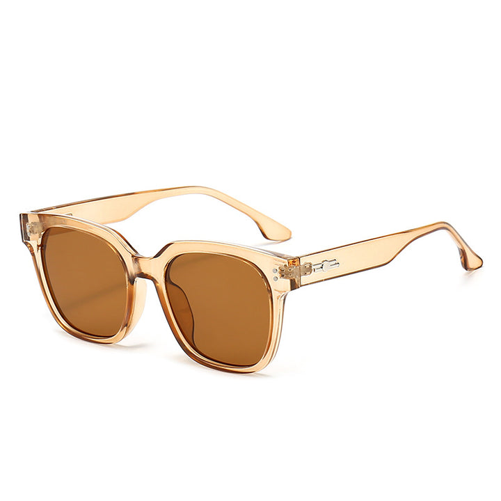 Dame firkantet solbrille med stilig ramme Skanto