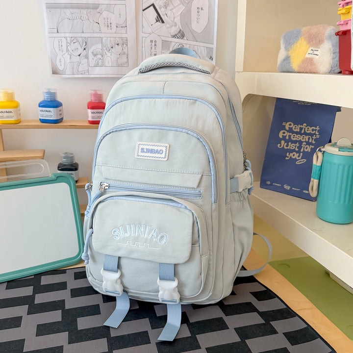 Multi-lomme Casual Skole Rygsekk
