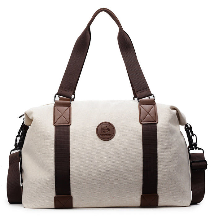 Sporty Duffel Bag With Multiple Compartments And Adjustable Shoulder Strap Skanto