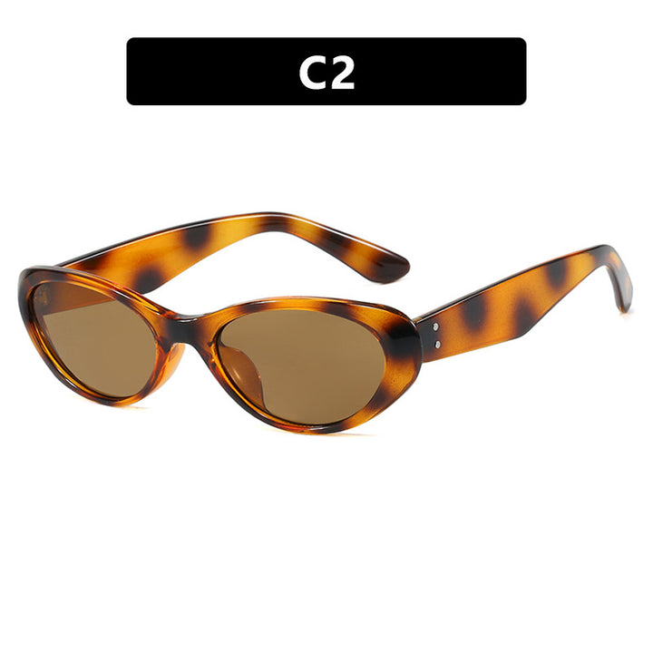 Women's Fashion Cat-Eye Sunglasses with High-Quality Plastic Frame and UV Protection Skanto