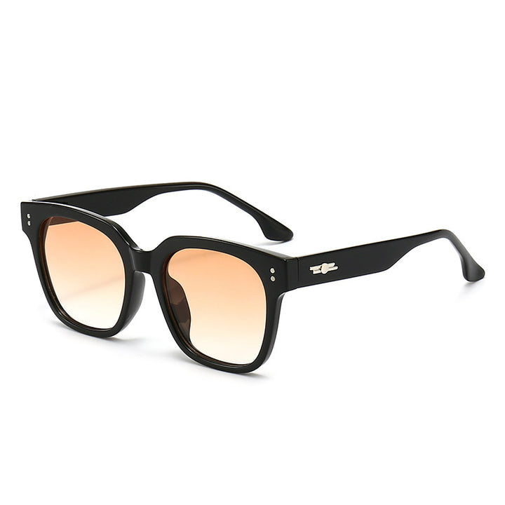 Dame firkantet solbrille med stilig ramme Skanto