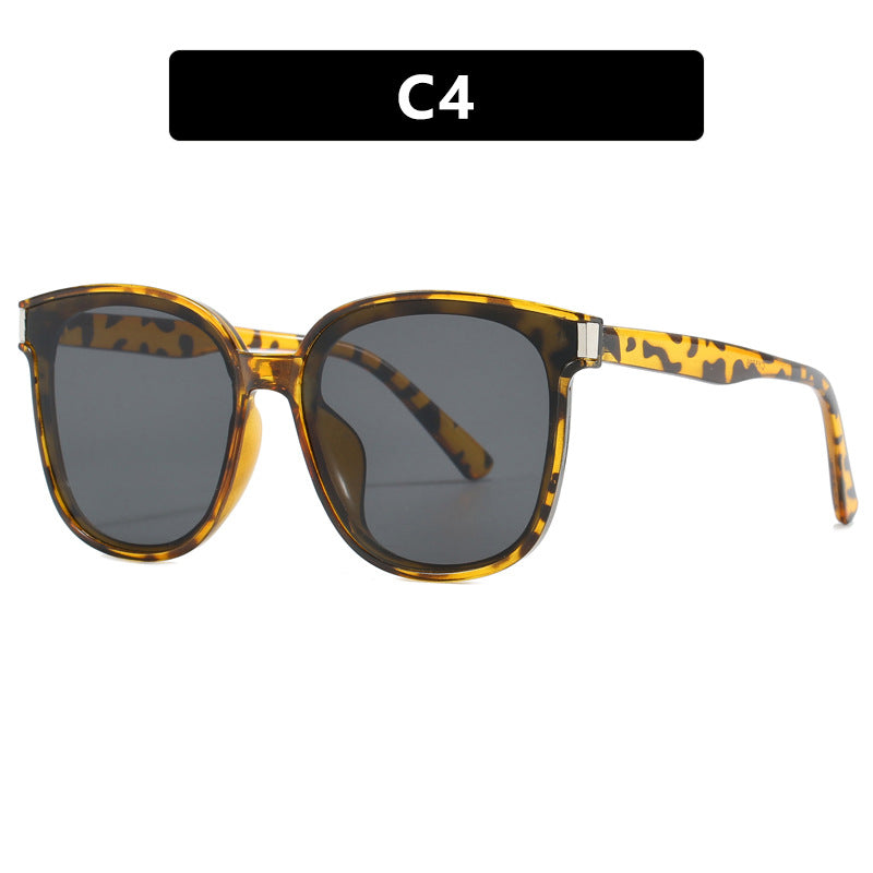Women's fashionable sunglasses with high-quality, transparent plastic frame Skanto