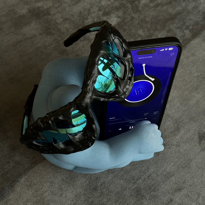 Dame Kreativ Fashion-solbrille med unik ramme Skanto