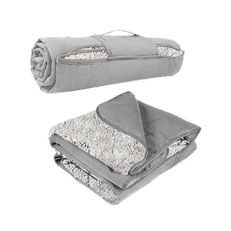 Koselig fleece-fôret piknikteppe Skanto
