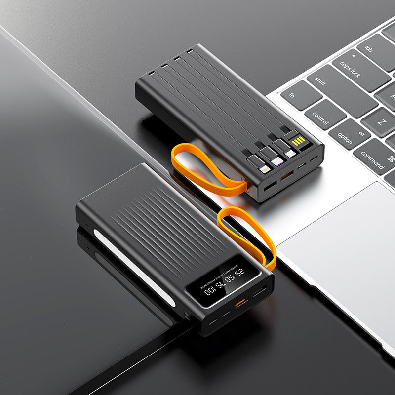 Høyytelses powerbank med digital skjerm Skanto