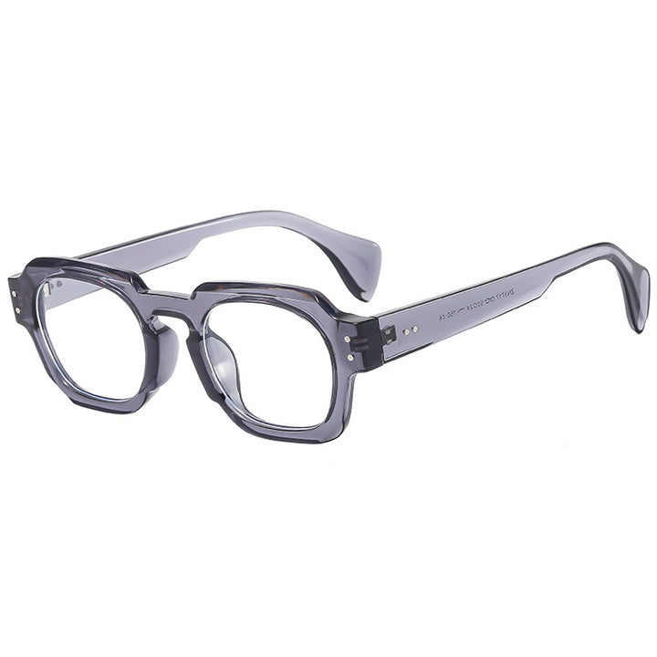 Damer moteriktig solbrille i unikt åttekantet design Skanto