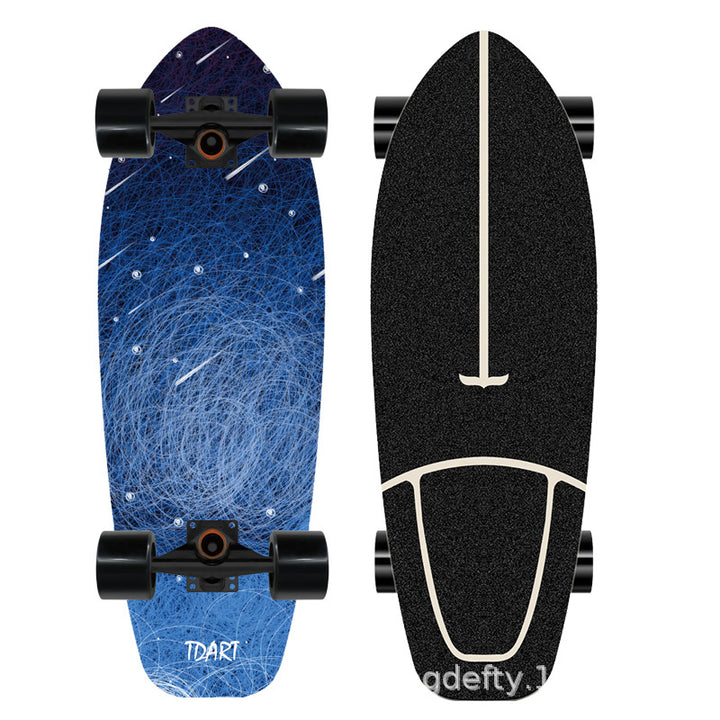 Kunstnerisk Løve Design Skateboard Skanto