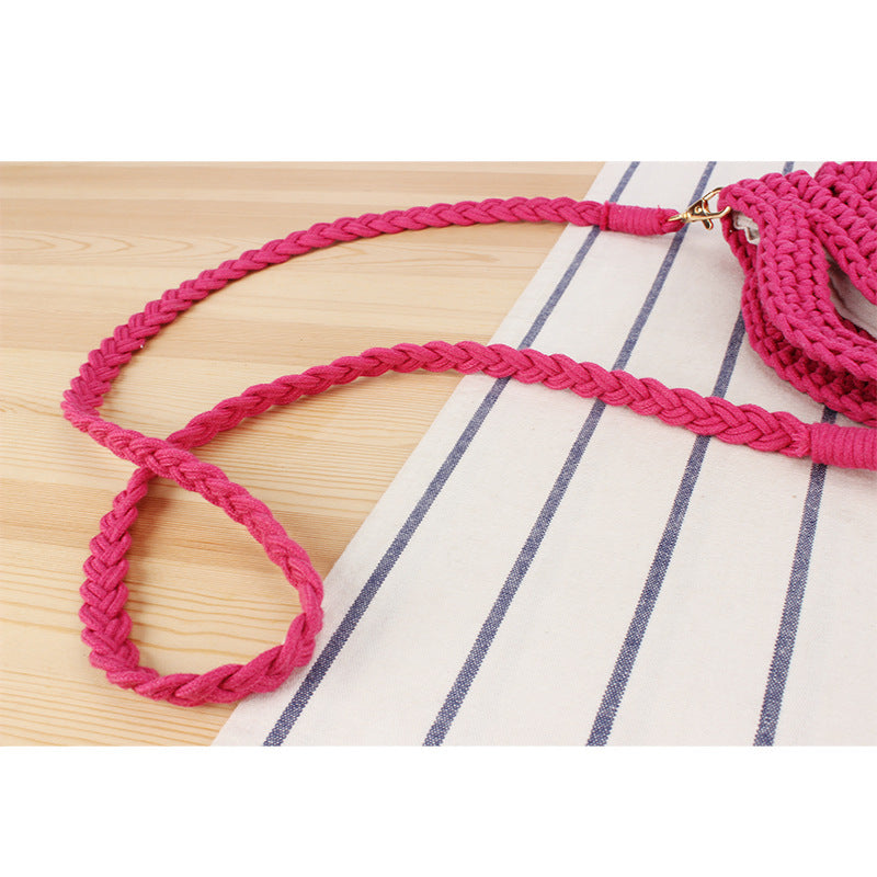 Hand-knotted shoulder bag Skanto