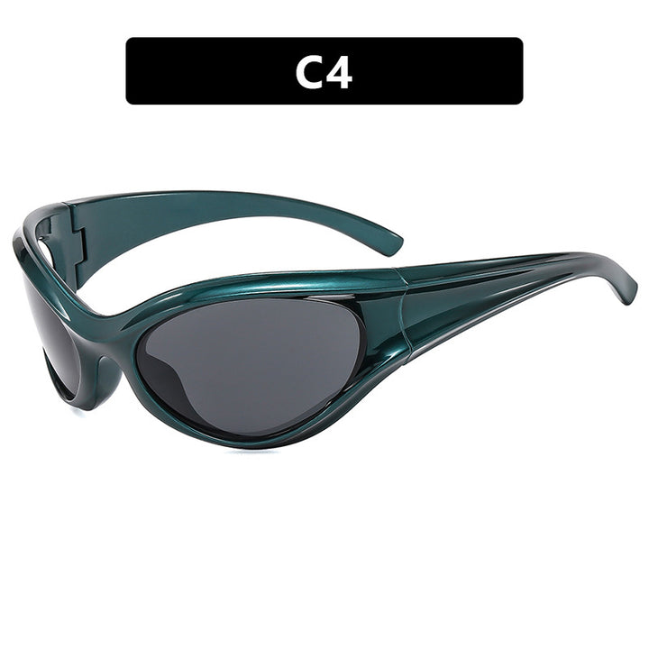 Women's sporty sunglasses with aerodynamic design Skanto