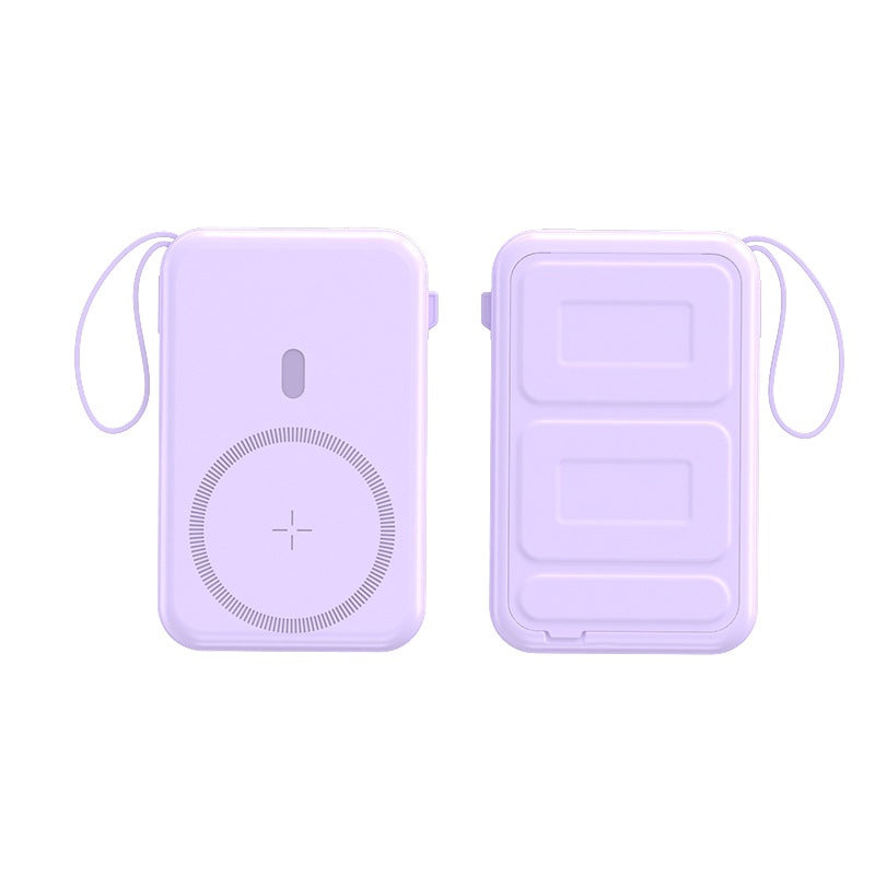Bærbar trådløs powerbank med integrert ladepute Skanto
