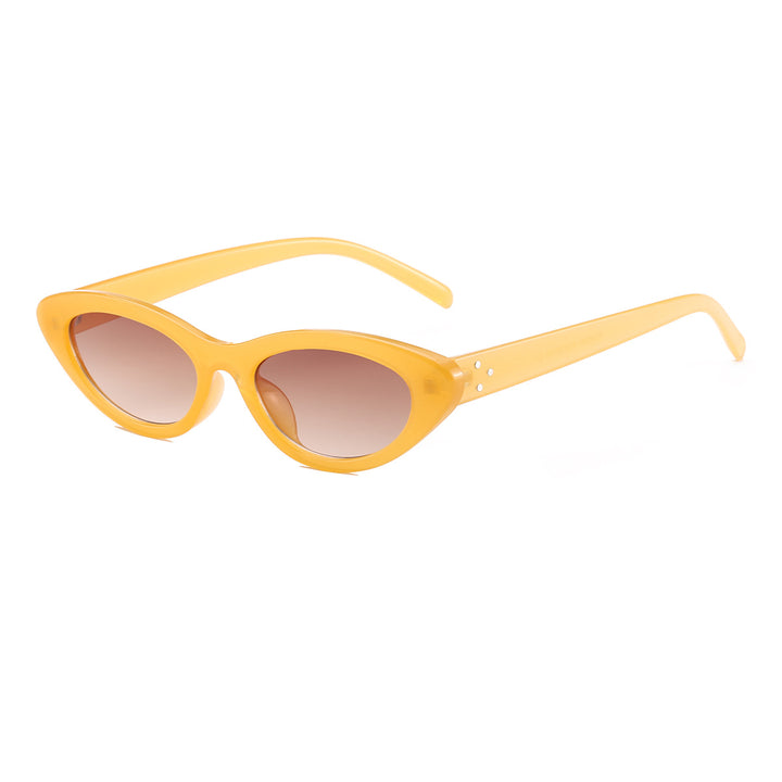 Dame Cat-Eye solbriller i elegant Leo-design Skanto