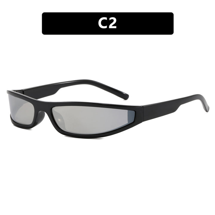 Women's sports sunglasses with a flat, aerodynamic design and UV protection Skanto