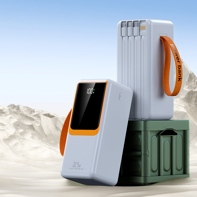 Høyytelses powerbank med intelligent temperaturvisning Skanto