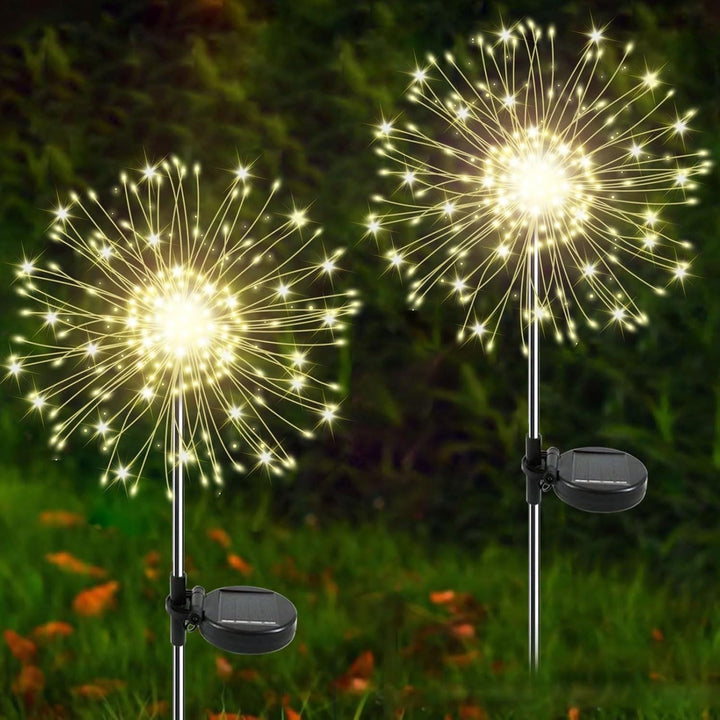 Starburst Solar Garden Stake LED Funkel Skulptur Skanto