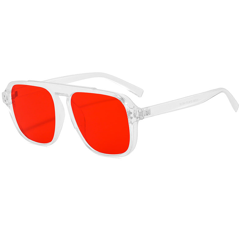Women's geometric sunglasses with polarized yellow lenses Skanto