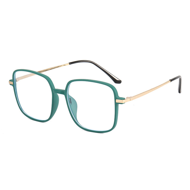 Dame kvadratisk designbrille med filigran metallramme Skanto