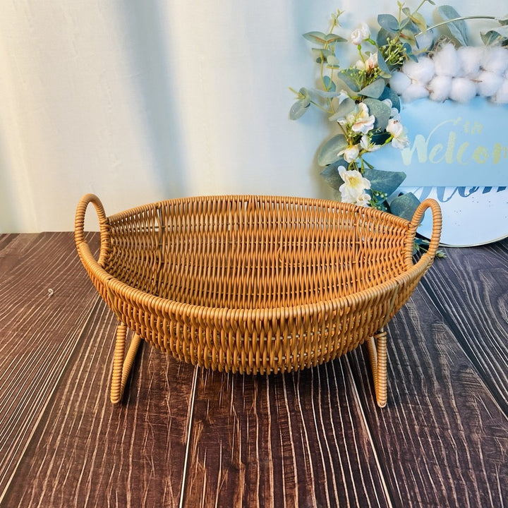 Unisex Designer Oppbevaringskurv med elegante håndtak Skanto