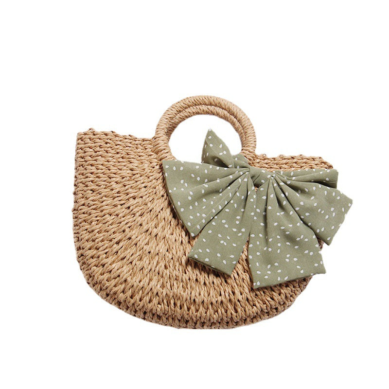 Basket bag with decorative bow details Skanto