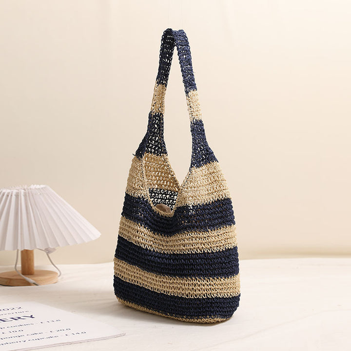 Easy-to-carry bag in striped design Skanto