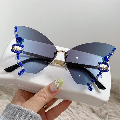 Dame ekstravagant designet solbrille Skanto