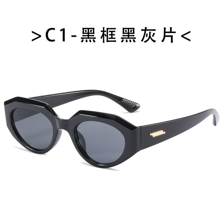 Damer geometrisk Cat-Eye solbriller Skanto