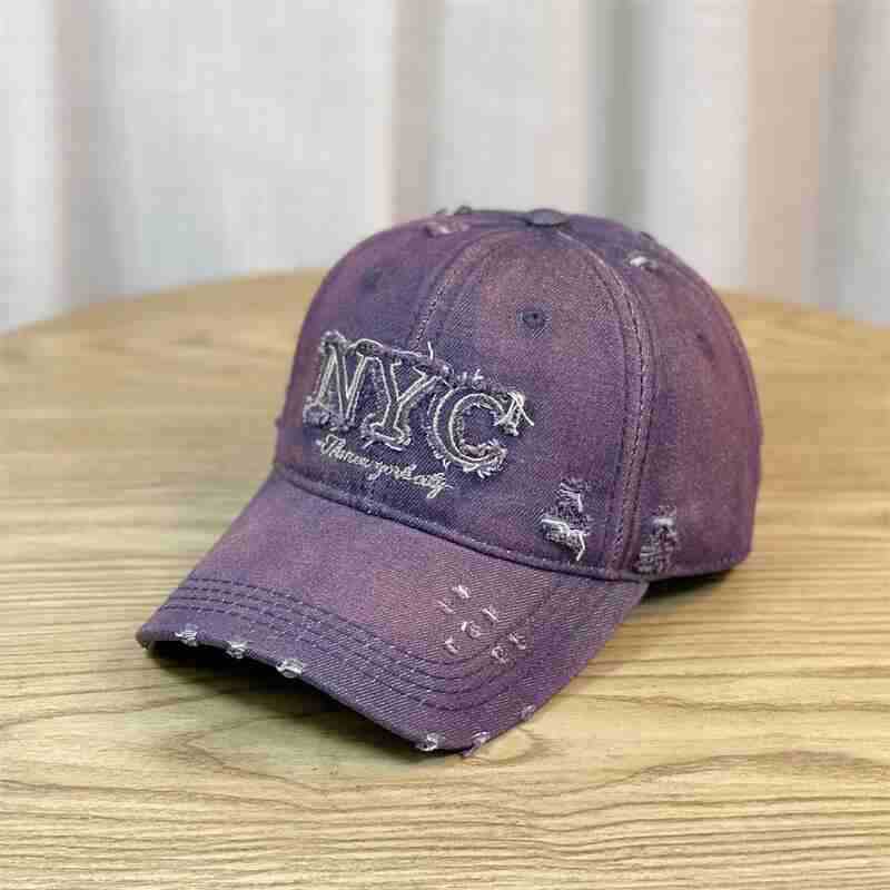 Kvinnens distressed fashion baseball cap Skanto