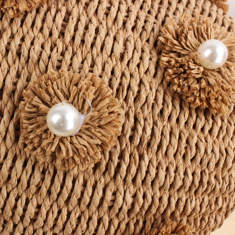 Handbag with unique pearl embellishments Skanto