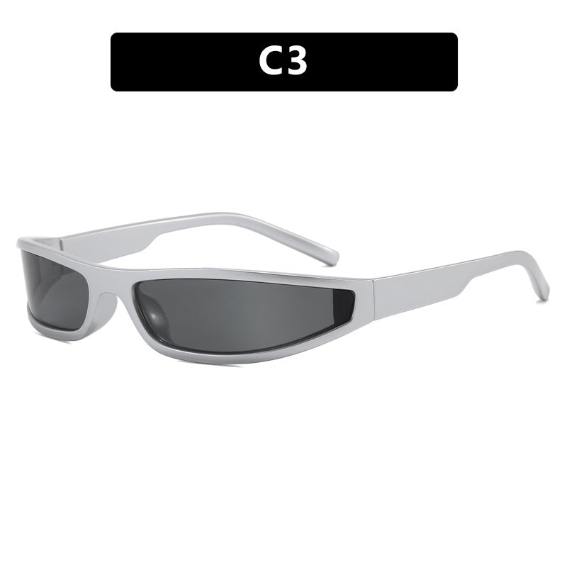 Women's sports sunglasses with a flat, aerodynamic design and UV protection Skanto