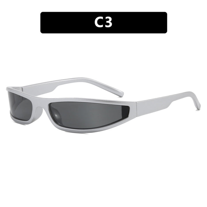 Women's sports sunglasses with a flat, aerodynamic design and UV protection Skanto