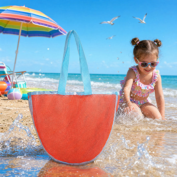 Praktisk strandveske i nettdesign Skanto