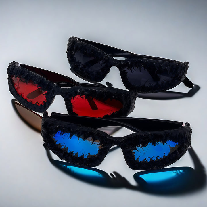 Dame unik sport solbrille i futuristisk design Skanto