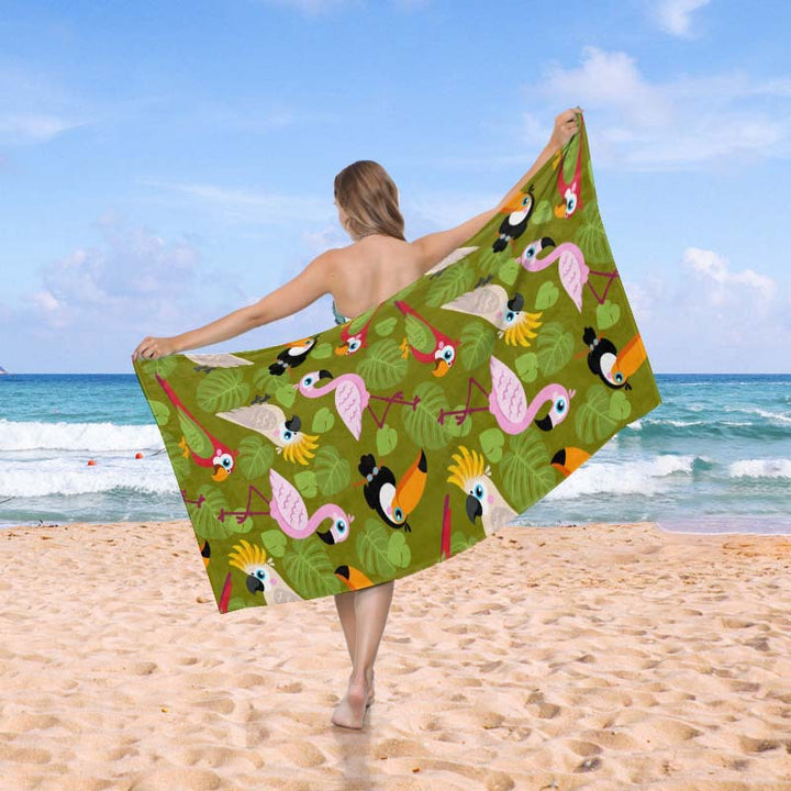 Strandpledd i eksklusiv mosaikkdesign Skanto