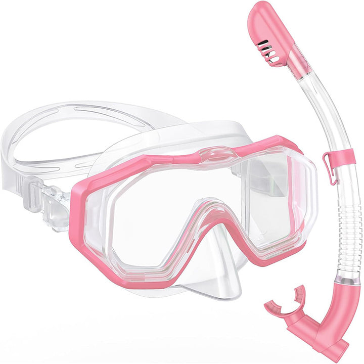 Snorkelmaske med fleksibel pusterør Skanto