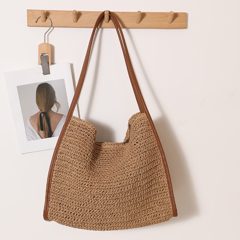 Handbag made of braided material Skanto