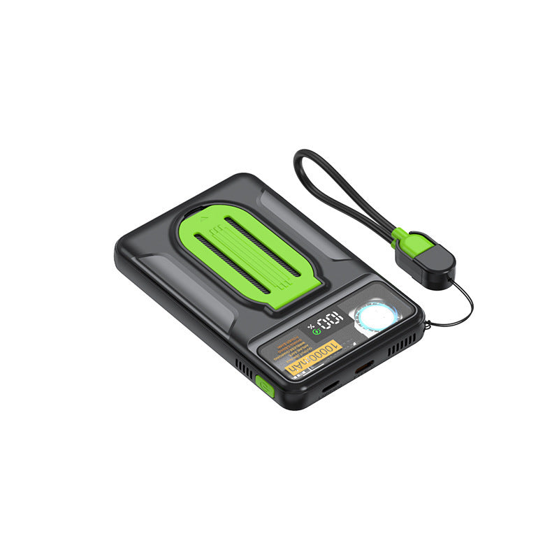Høyytelses powerbank med intelligent LED-display og multifunksjonell ladekabel Skanto