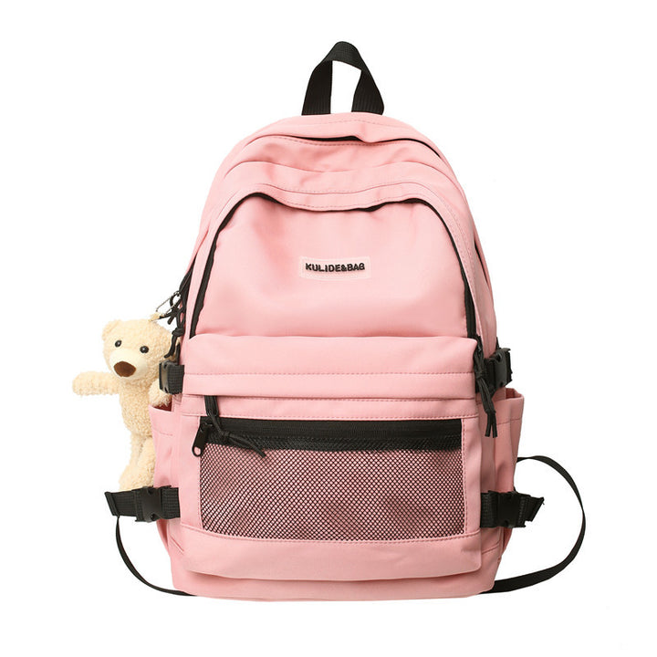Multi-Pocket Holdbar Skole Ryggsekk