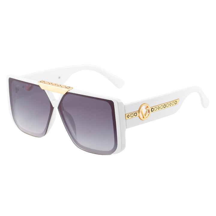 Dame elegant firkantet solbrille Skanto