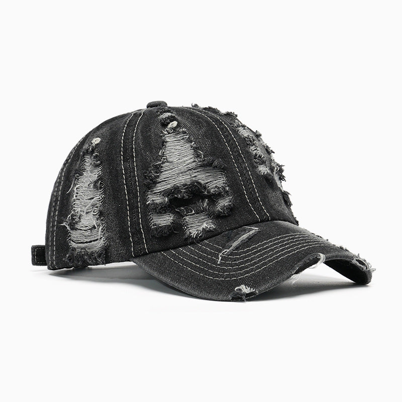 Dame trendy Ødelagt-basecap Skanto