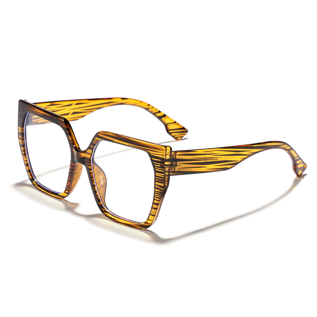 Dame oversized kvadratisk solbrille med enestående komfort og moderne design Skanto
