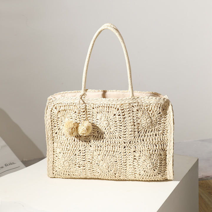 Handmade macrame beach bag Skanto