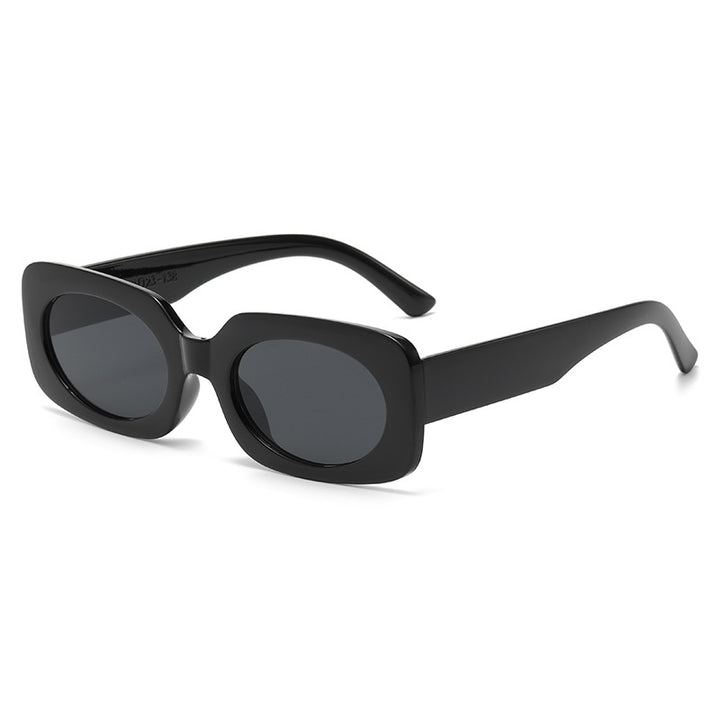 Dame Moteg Solbrille med unikt gjennomsiktig ramme Skanto