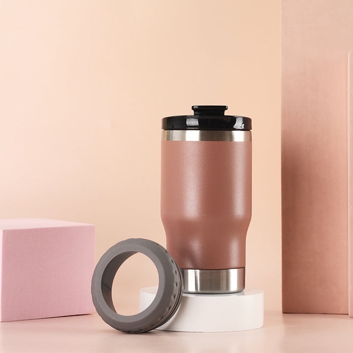 Dame Isolert Kaffeekopp med rutsjsikker silikonunderlag Skanto